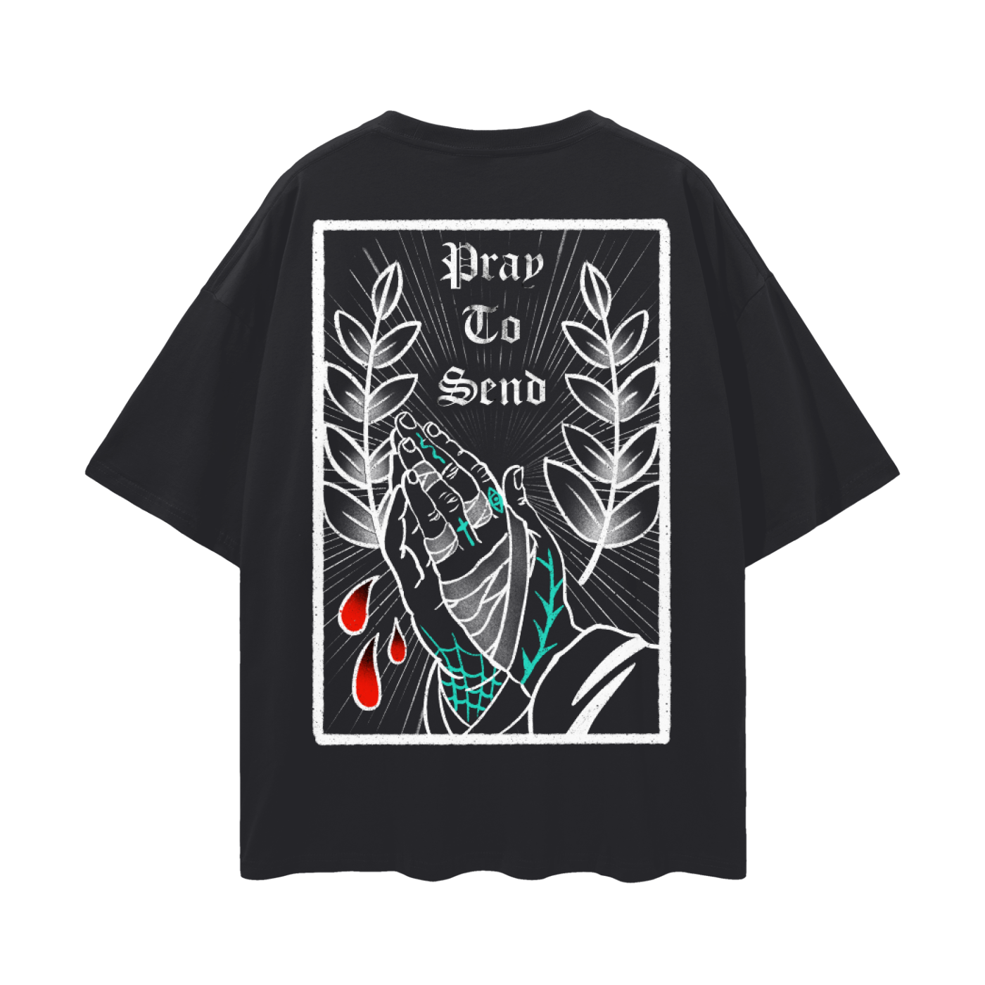 Pray To Send - Oversized Tee