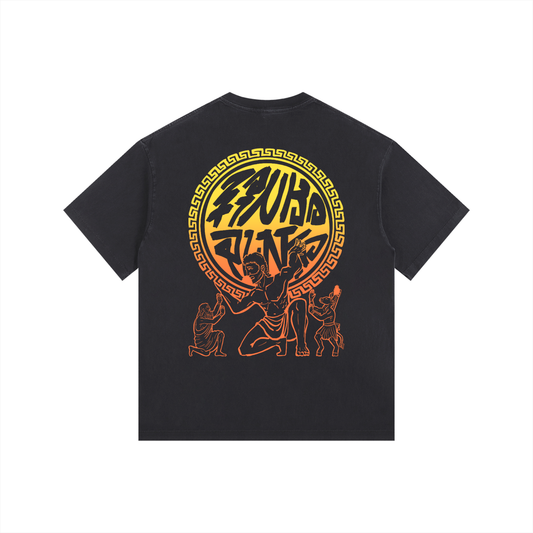 Rise of the Titans - Vintage Washed Oversized Tee