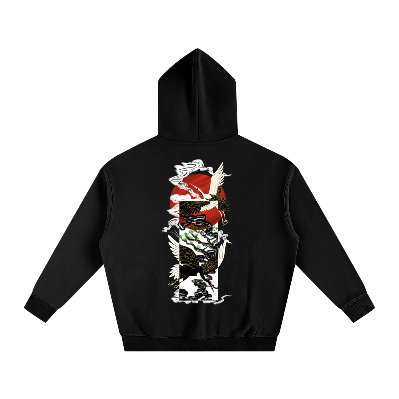 Cranes in the Sun - Oversized Hoodie