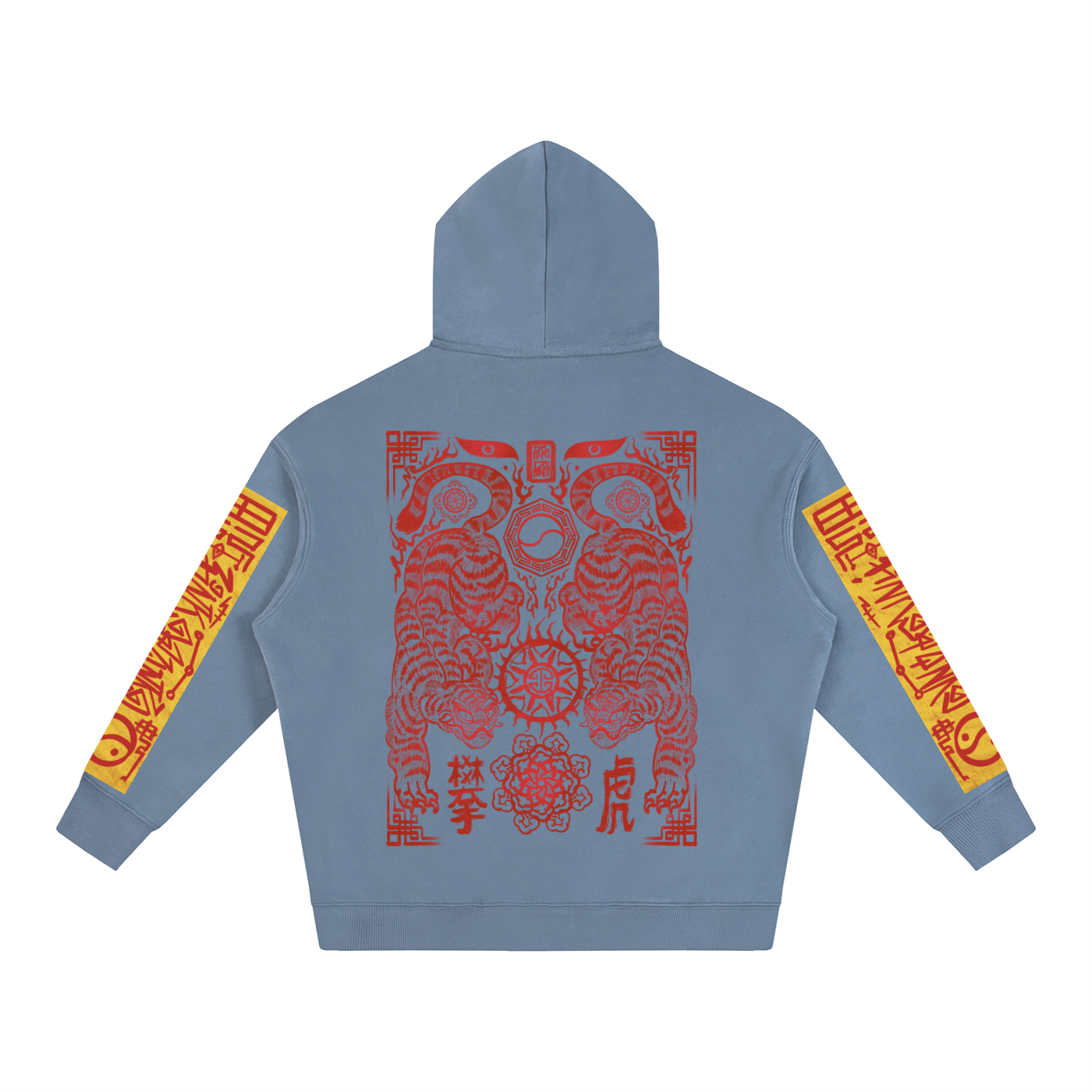 Bujeok (부적) Korean Talisman - Oversize Fleeced Hoodie