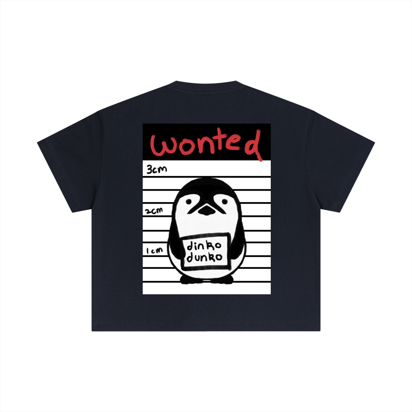 DinkoDunko: Wonted for Stealing Beta - Essential Boxy Tee