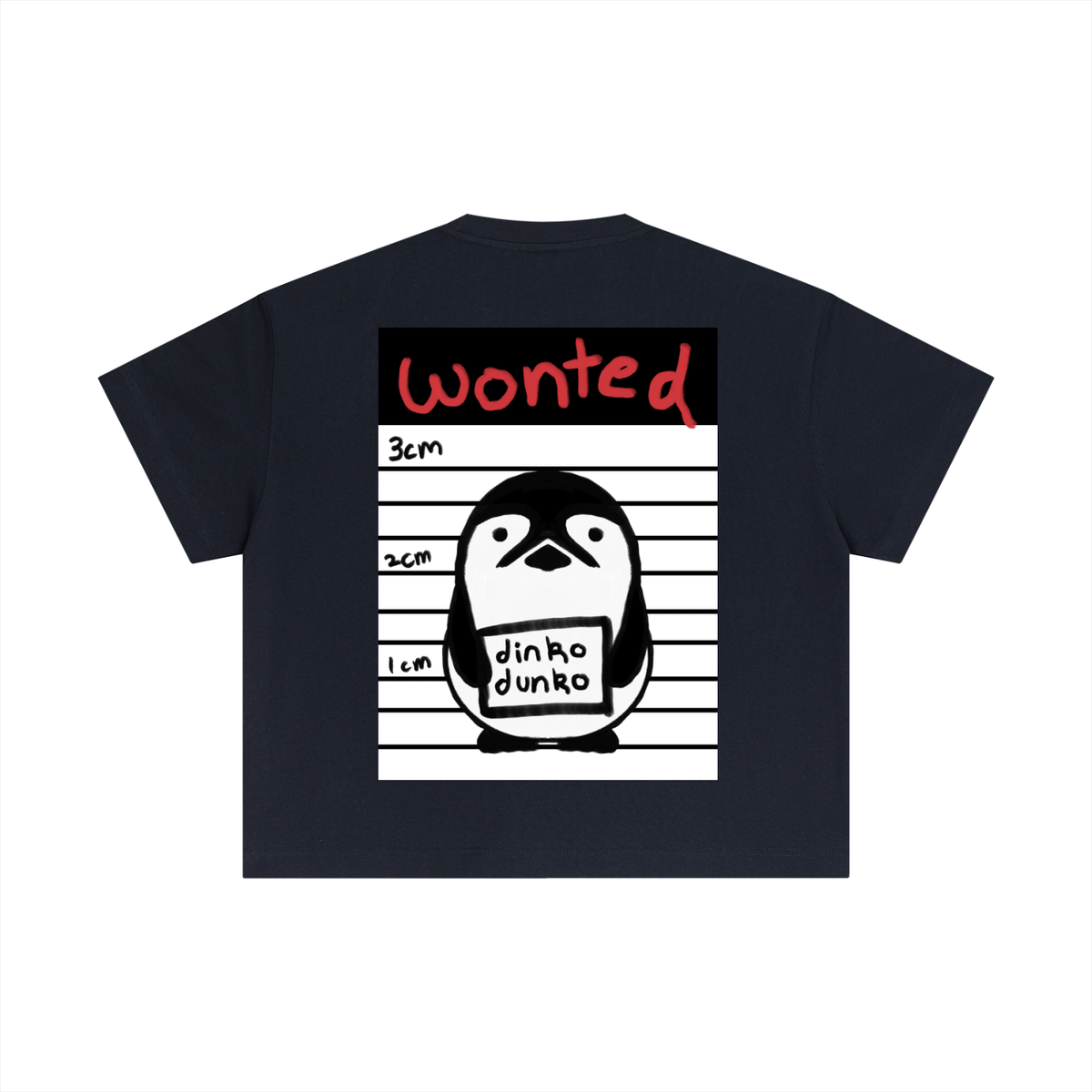 DinkoDunko: Wonted for Stealing Beta - Essential Boxy Tee