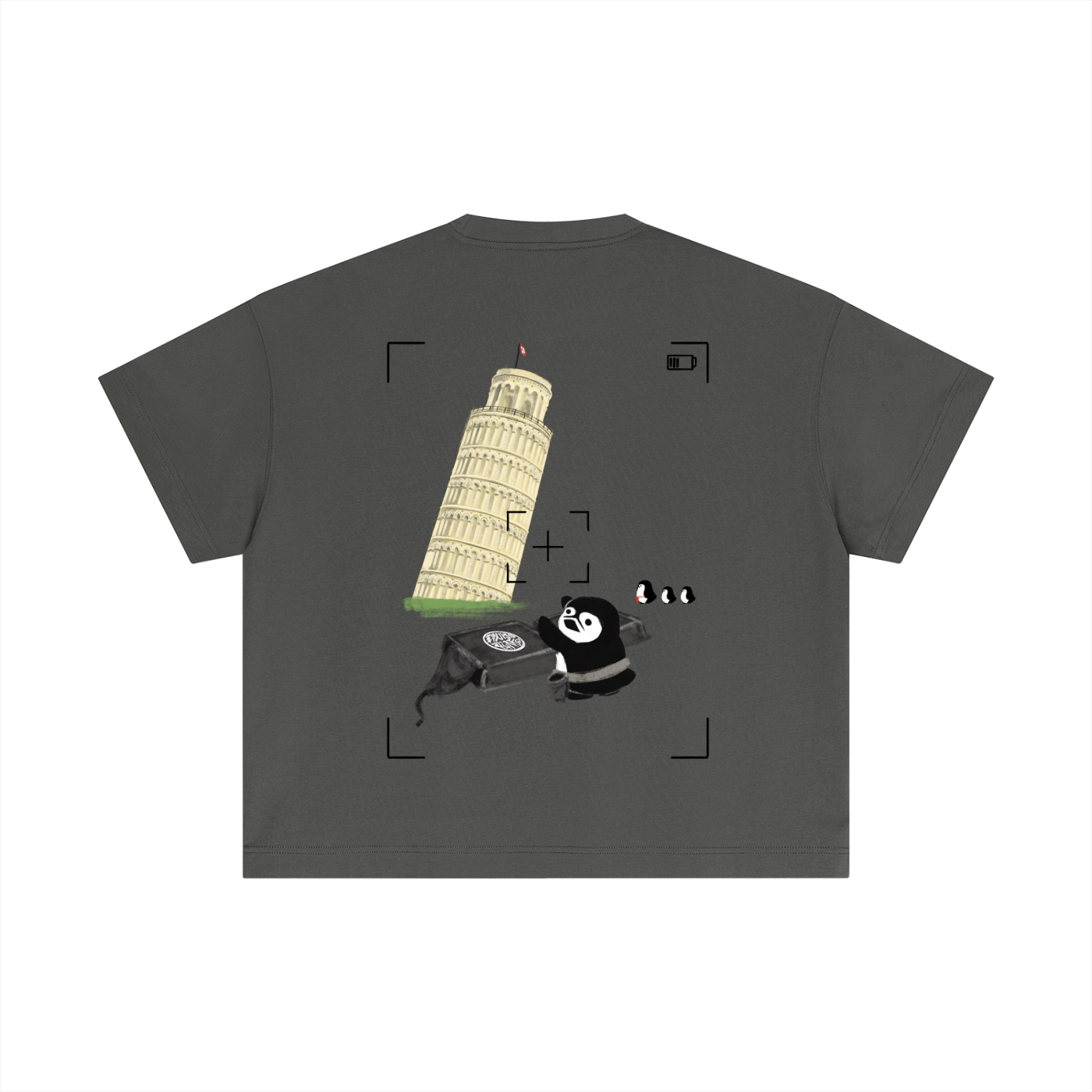 DinkoDunko: Spotting Pisa - Essential Boxy Tee