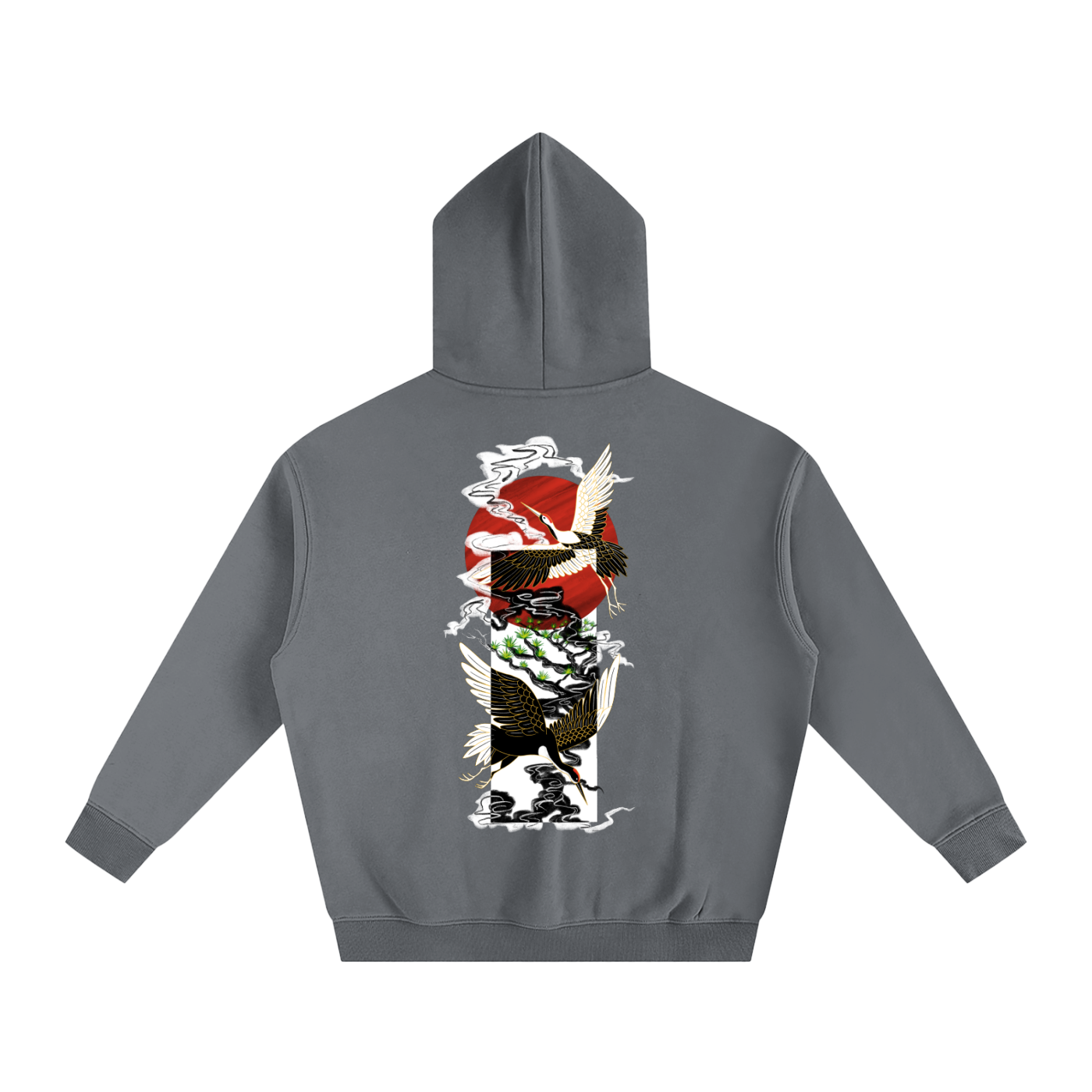 Cranes in the Sun - Oversized Hoodie