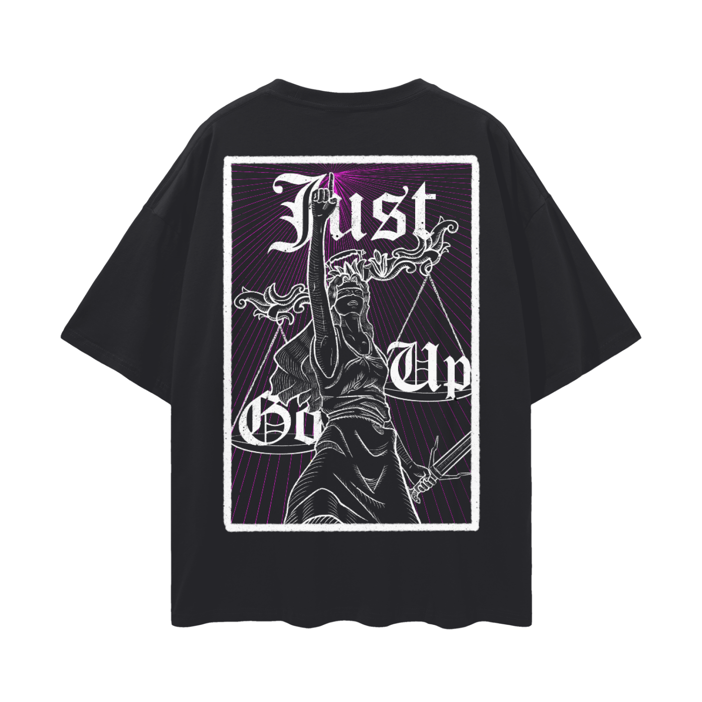 Just Go Up (Pink) - Oversized Tee