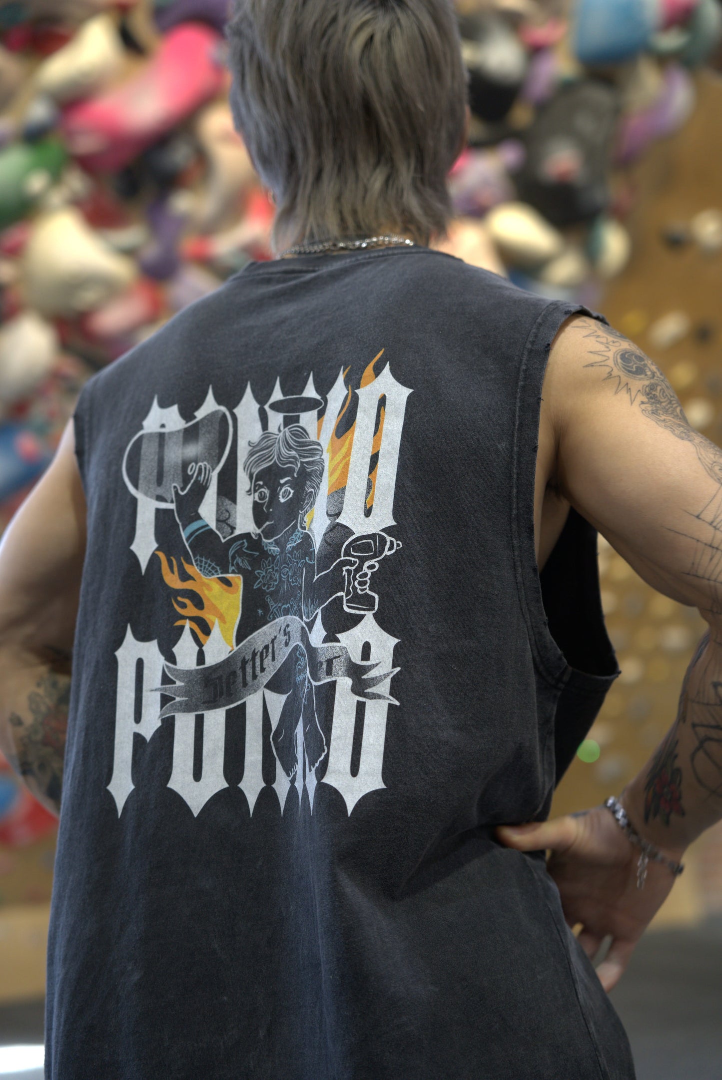 Setter's Angel - Oversized Washed Tank