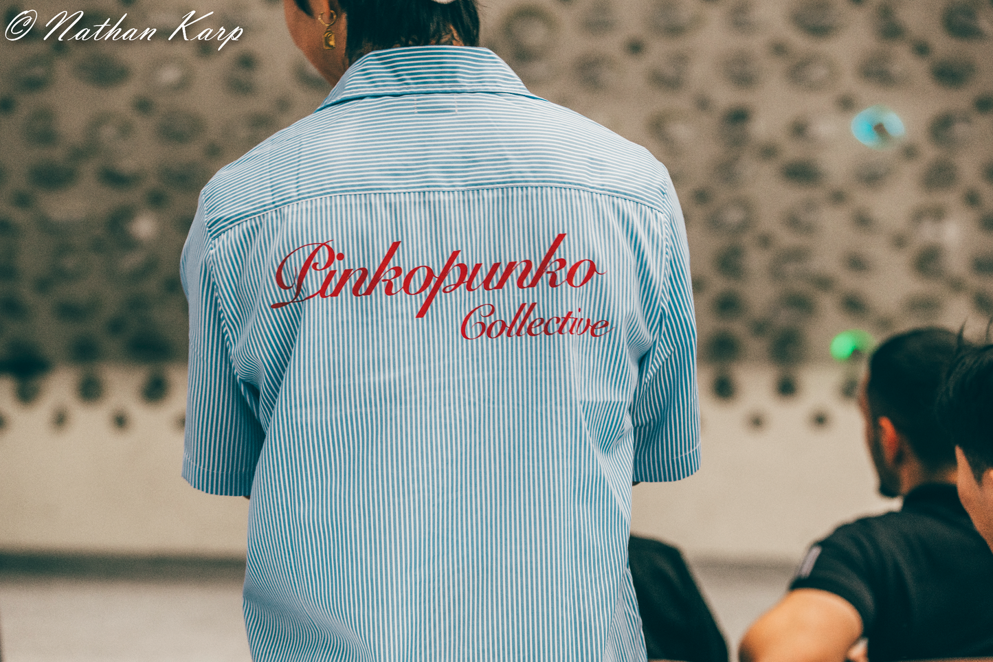 Performative Climber's Uniform - Striped Boxy Button-Up Shirt (Original)