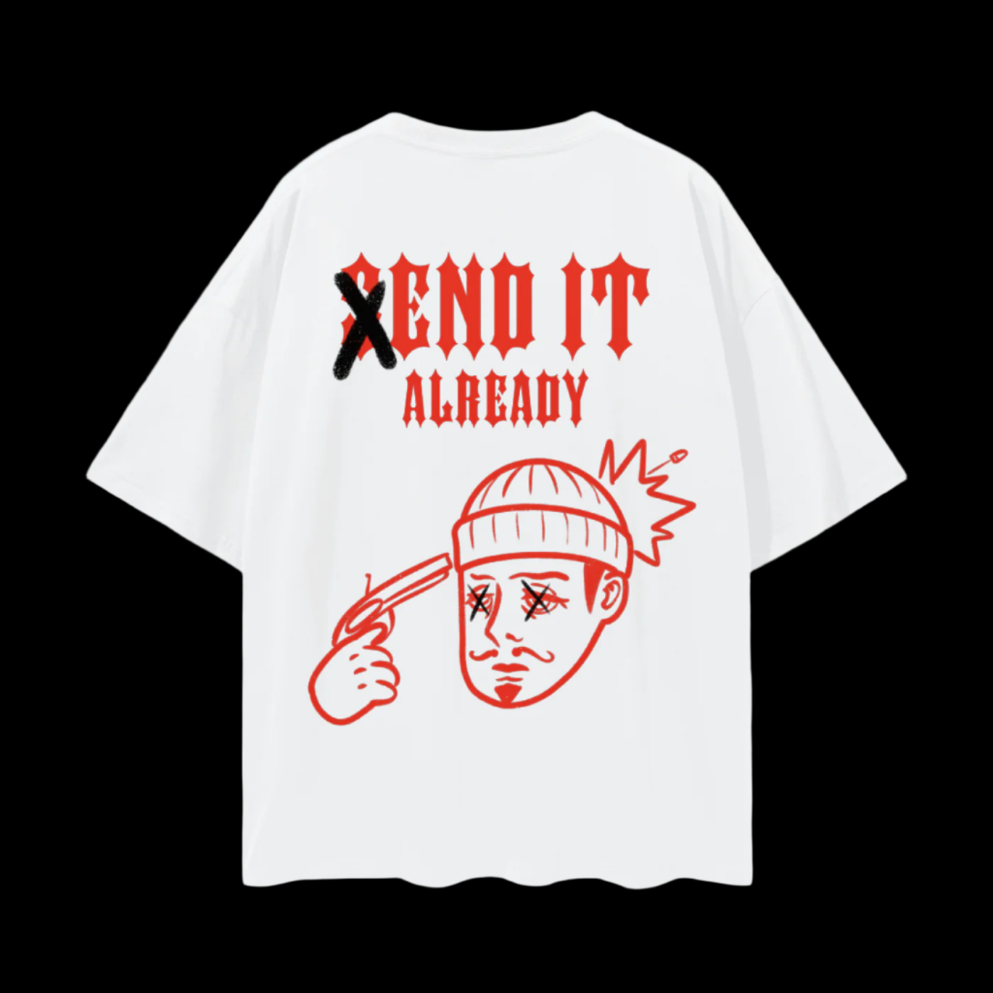 Send It or End It - Oversized Tee