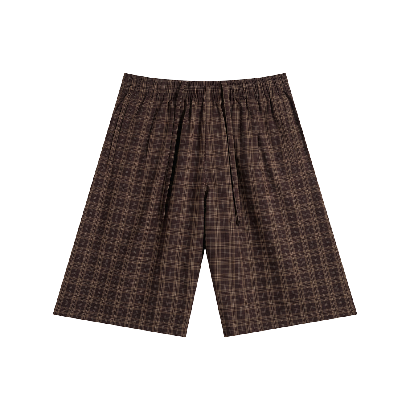 Staples - Plaid Wide Leg Shorts