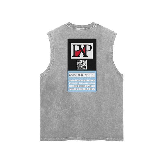 PUNTER X PUNTER - Oversized Washed Tank