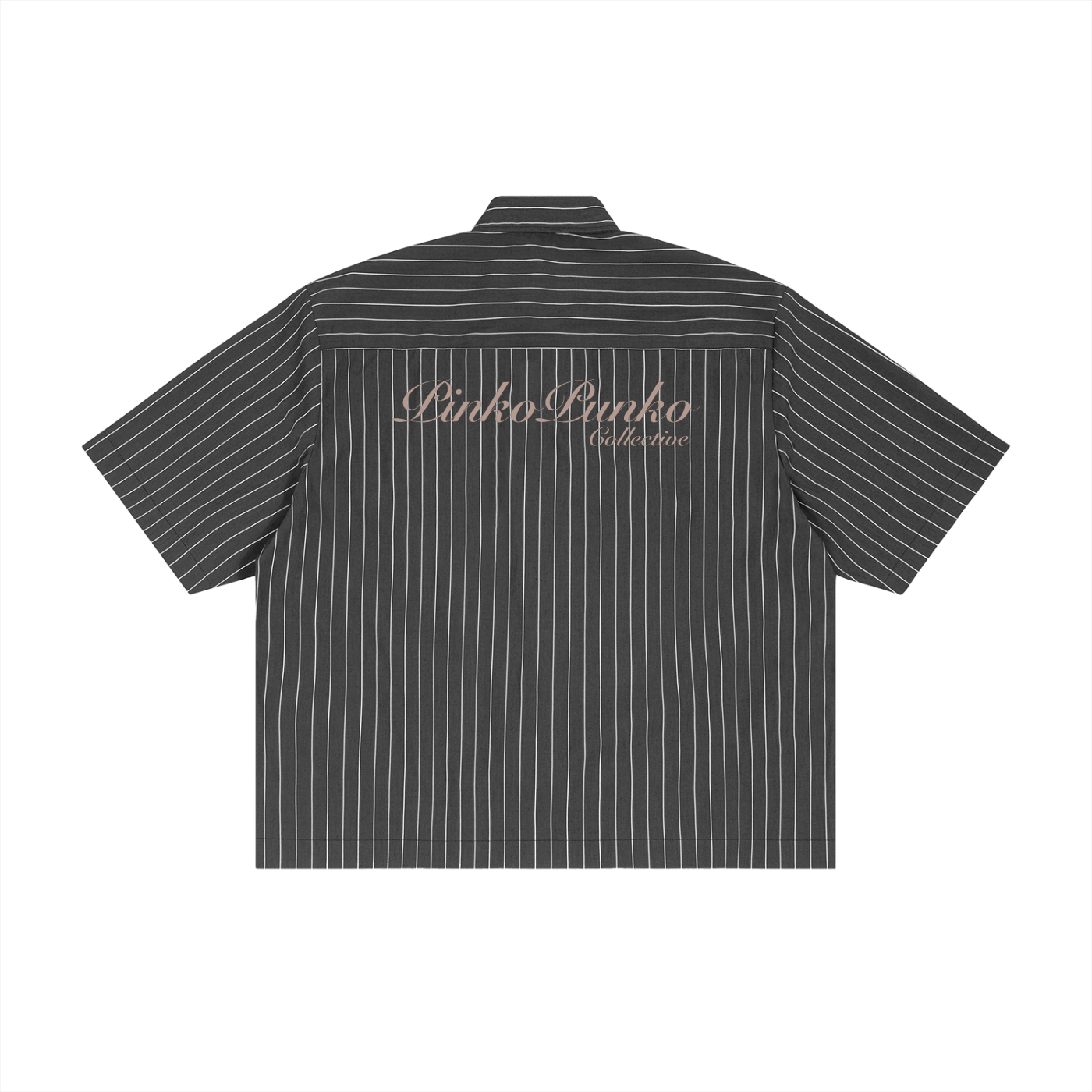 Performative Climber's Uniform - Striped Boxy Button-Up Shirt