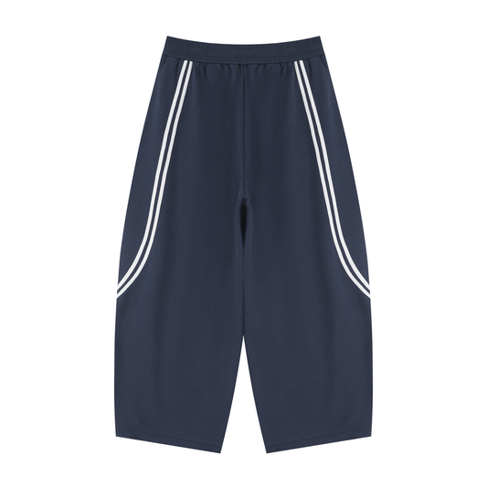 Graffiti - Wide Leg Piping Sweatpants