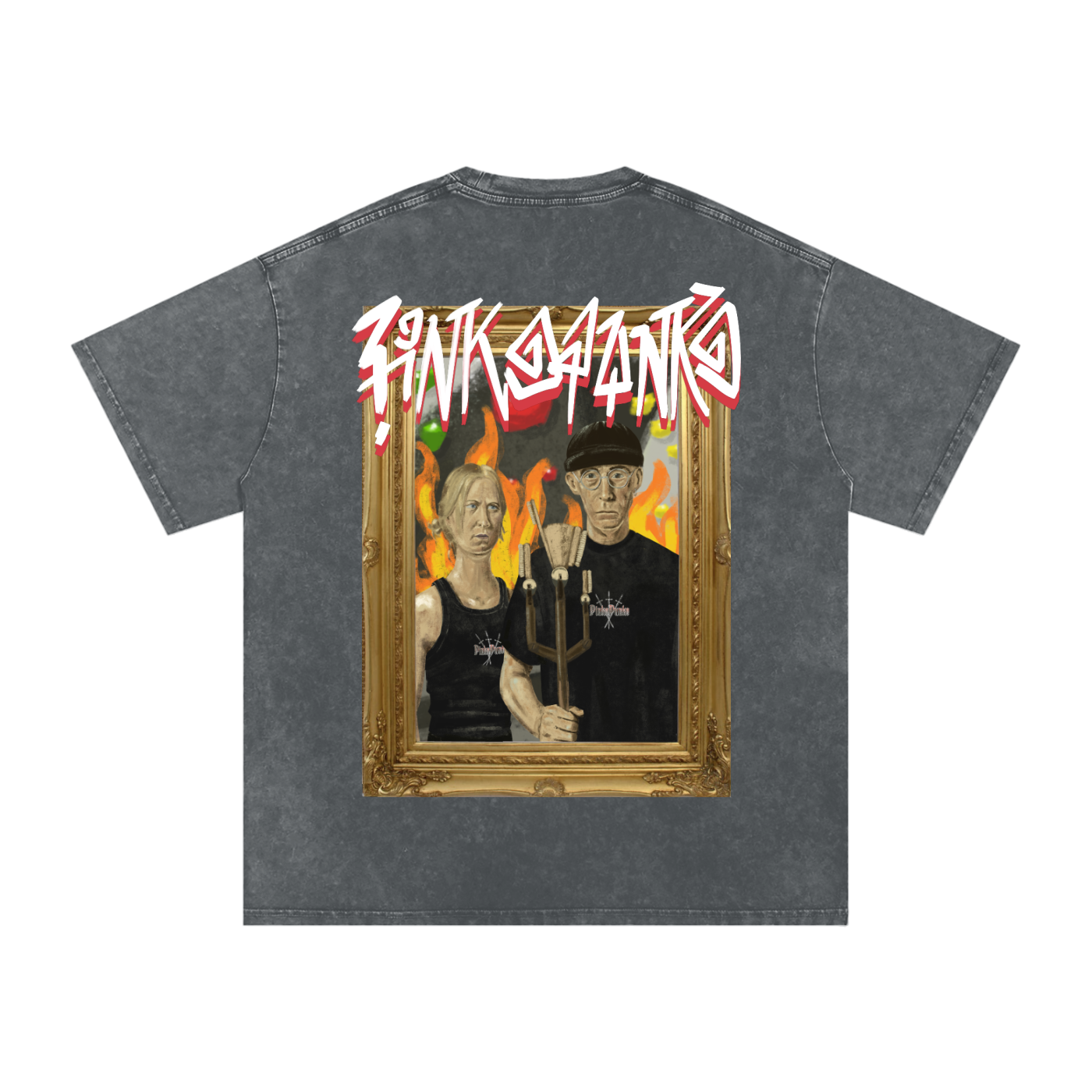 Climber's Gothic - Oversized Washed Tee