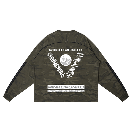 Iconic - Camo Loose Long Sleeve T-Shirt