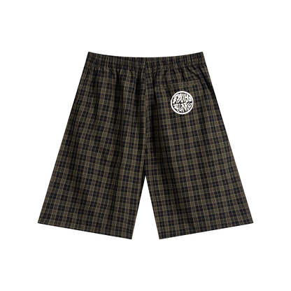 Staples - Plaid Wide Leg Shorts