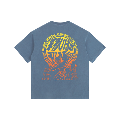 Rise of the Titans - Vintage Washed Oversized Tee