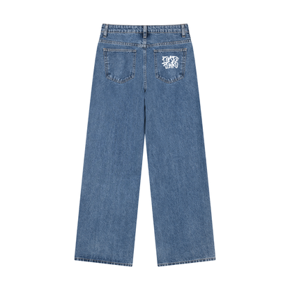Simple - Wide Leg Denim Jeans
