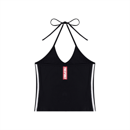 Graffiti - Halter Crop Tank Top