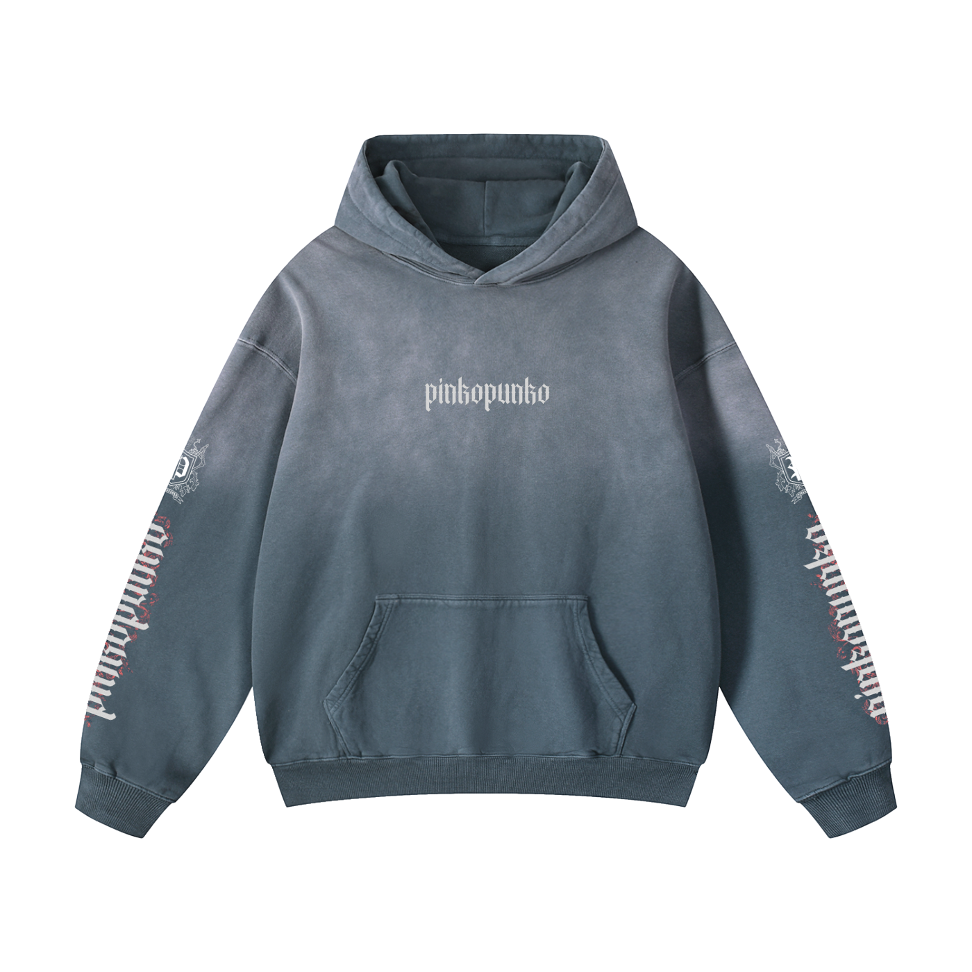 Just Rise Up - Heavyweight Sunfade Oversized Hoodie