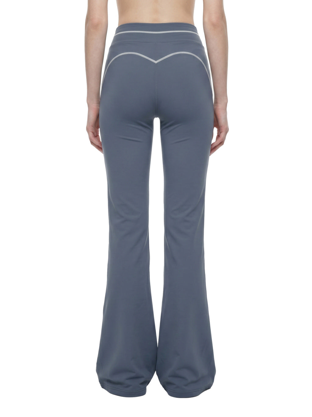26 Essential - High Rise Topstitching Flared Leggings