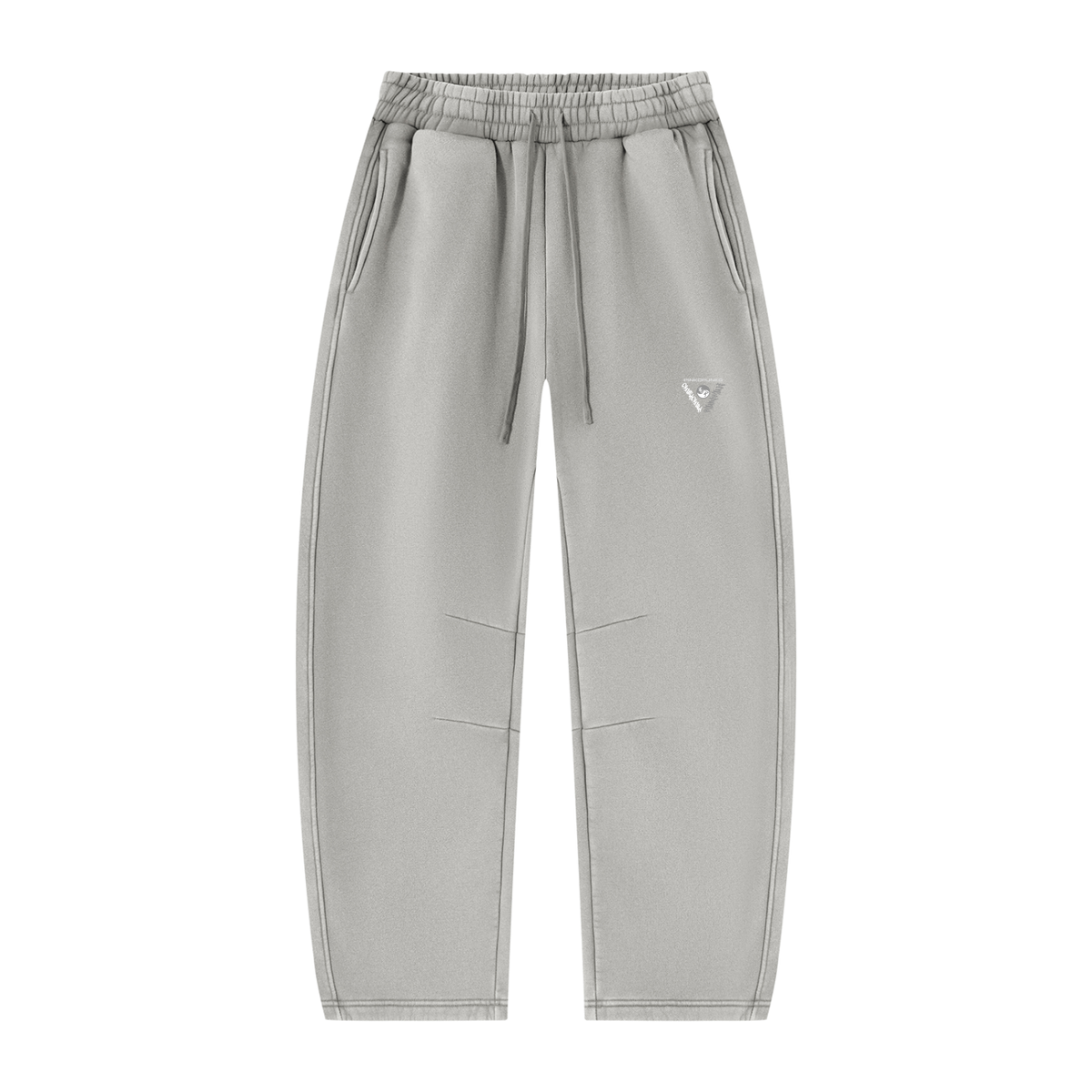 Iconic - Unisex Vintage Wash Barrel Leg Fleece Sweatpants