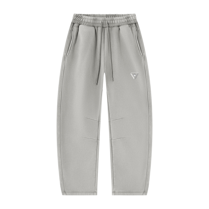 Iconic - Unisex Vintage Wash Barrel Leg Fleece Sweatpants