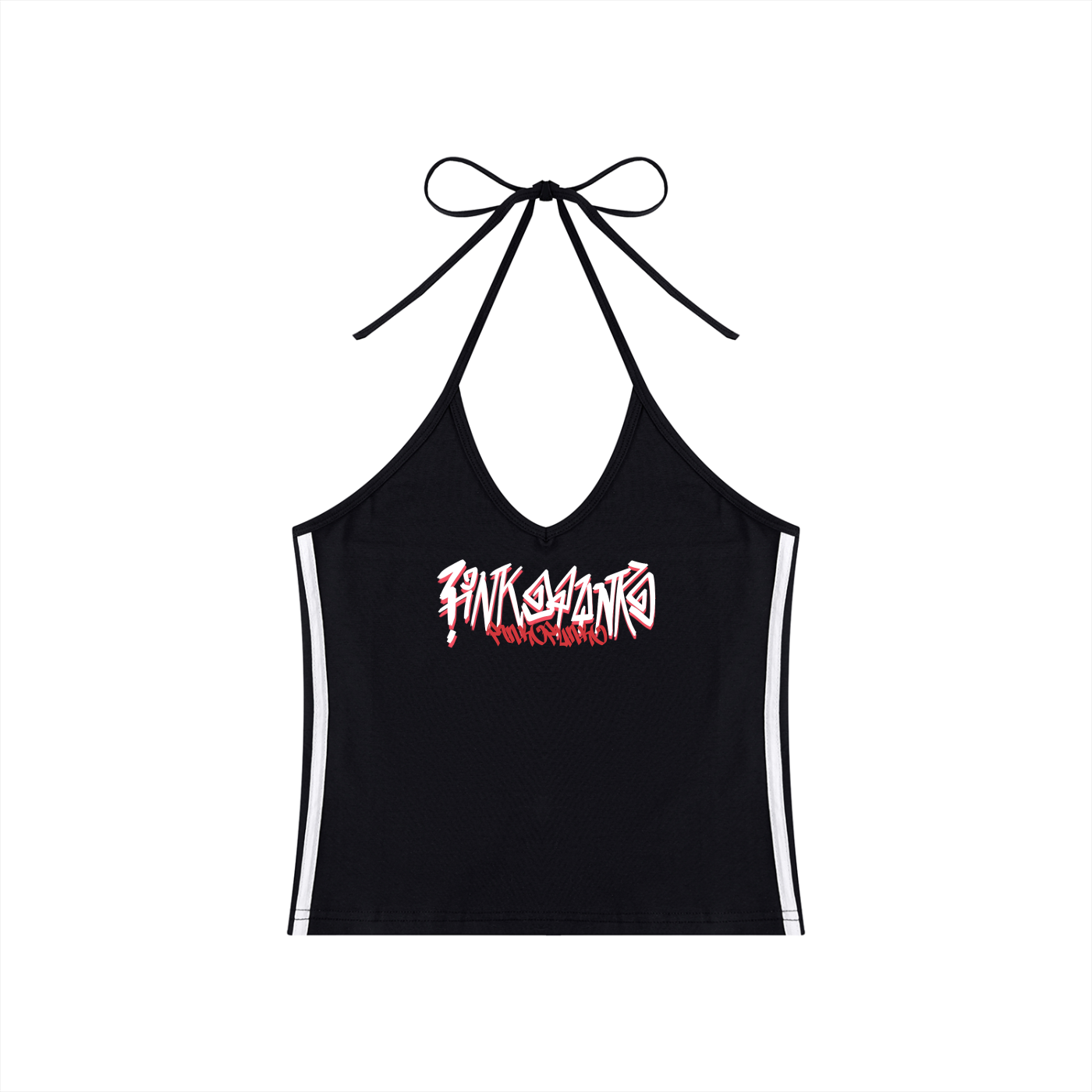 Graffiti - Halter Crop Tank Top