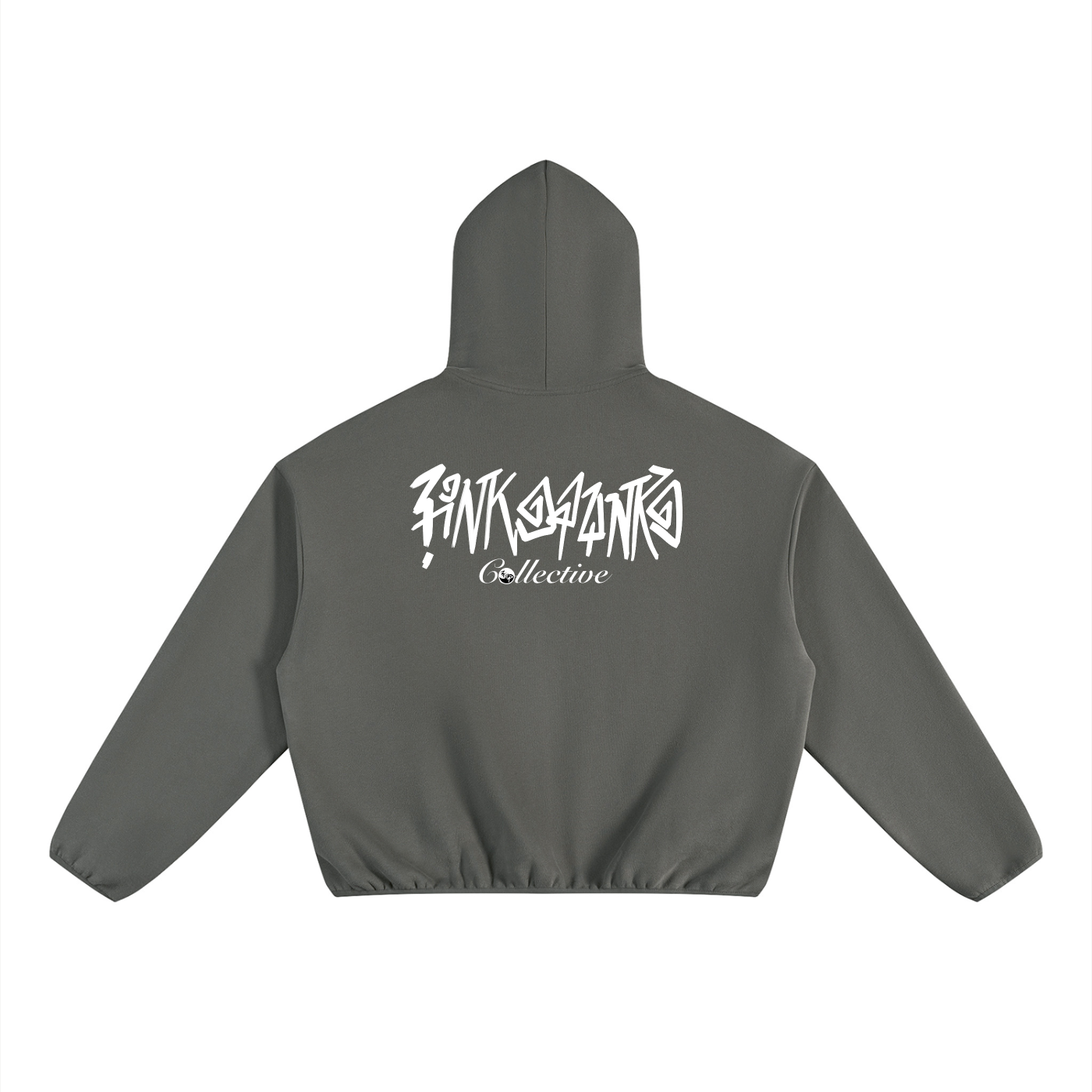 Pin and Pang - Boxy Piping Fleece Hoodie