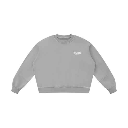Simple - Unisex Boxy Vintage Washed Sweatshirt