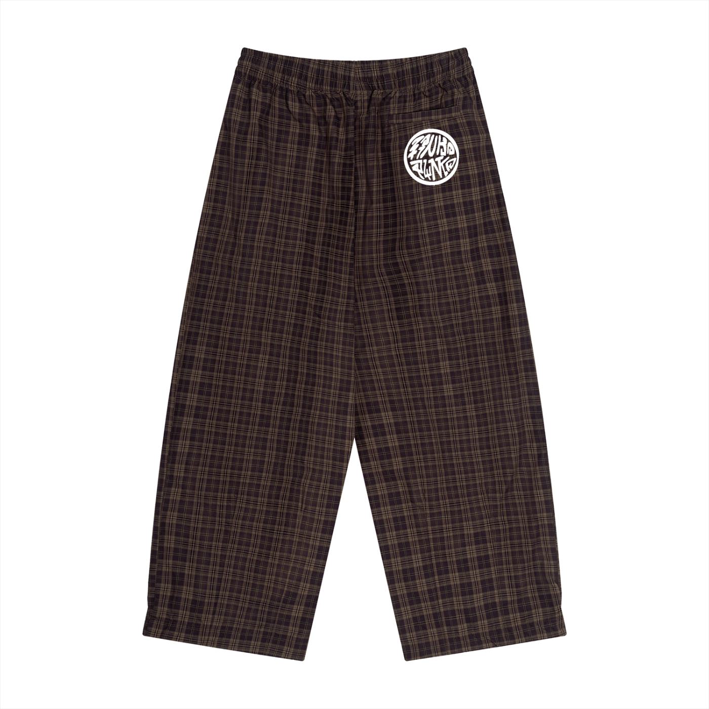 Staples - Plaid Wide Leg Pants