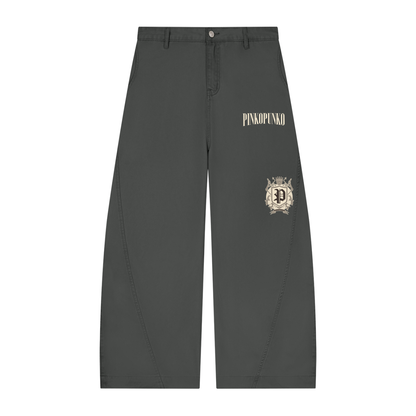 Iconic - Panel Barrel Leg Pants