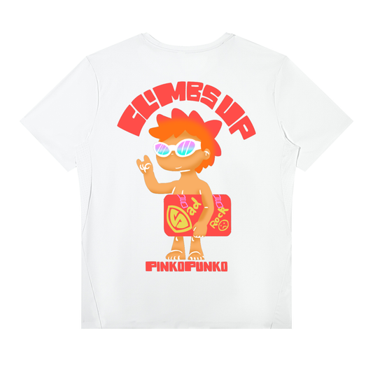Climbs Up Dude - Lightweight Performance T-Shirt v1