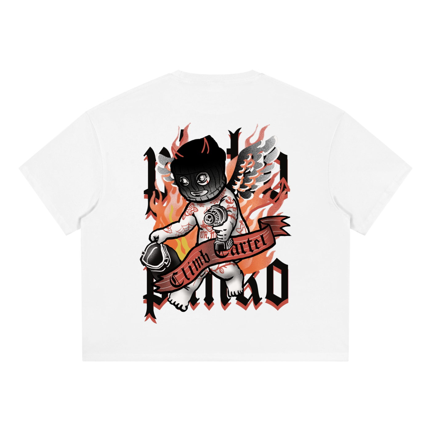 Climb Cartel (light) - Boxy Coolmax Tee