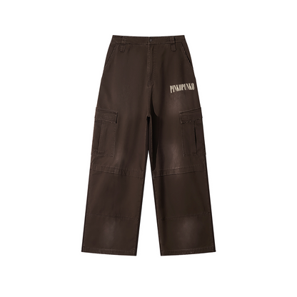 Iconic - Sunfade Washed Wide Leg Cargo Pants