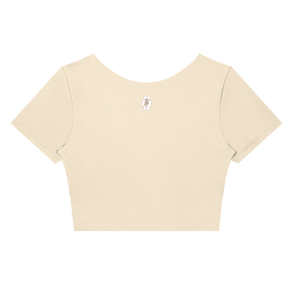26 Essential - Women's Panelled Crop T-Shirt