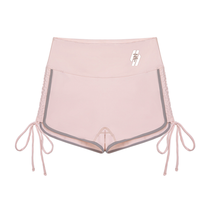 26 Essential - Women’s Color Block High Waisted Shorts