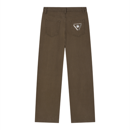 Iconic - Vintage Wash Straight Leg Jeans