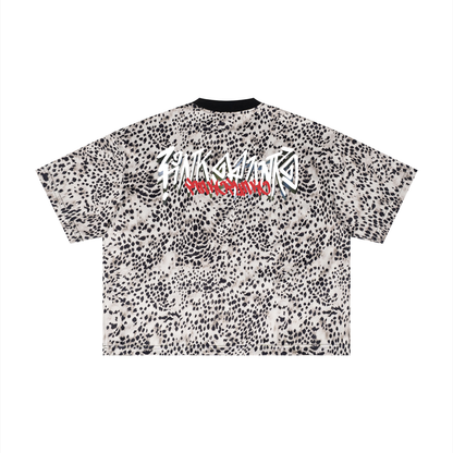 Meow - Leopard Boxy Tee