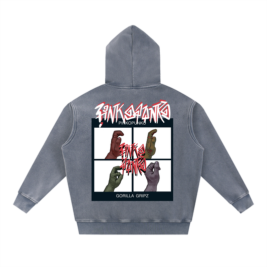 Gorilla Gripz - Washed Oversized Hoodie