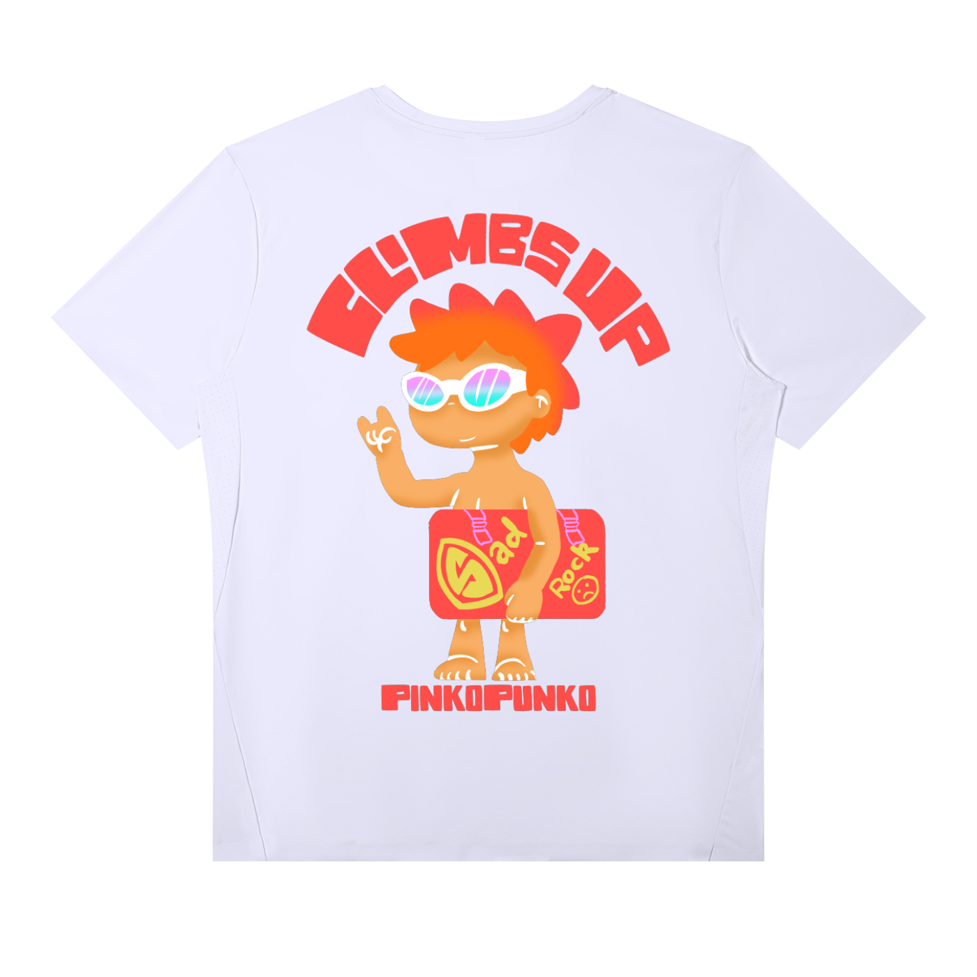 Climbs Up Dude - Lightweight Performance T-Shirt v1