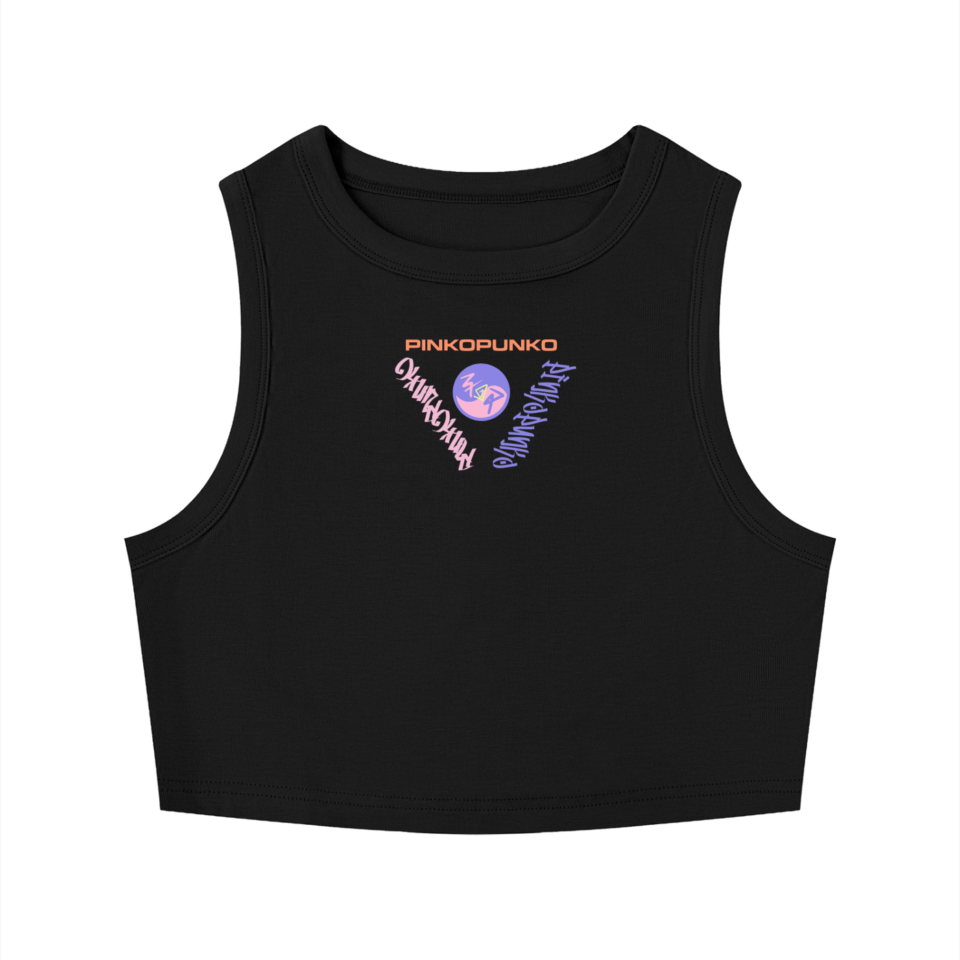 Inversion - Women's Tight Crewneck Crop Tank Top