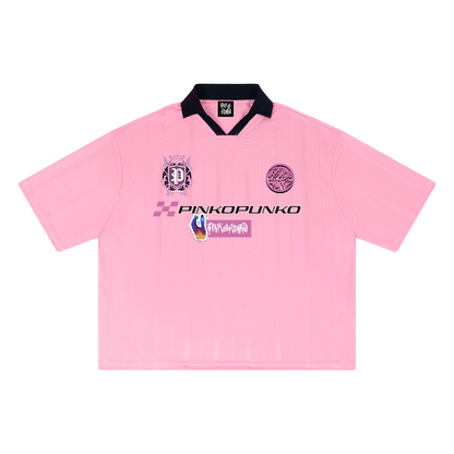 Pink Homie - Striped Boxy Jersey