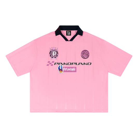 Pink Homie - Striped Boxy Jersey