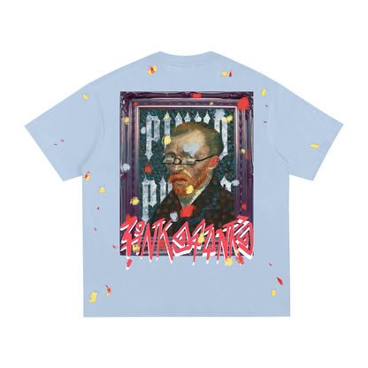 Vincent Van Goh Up (Remastered) - Paint Splatter T-Shirt