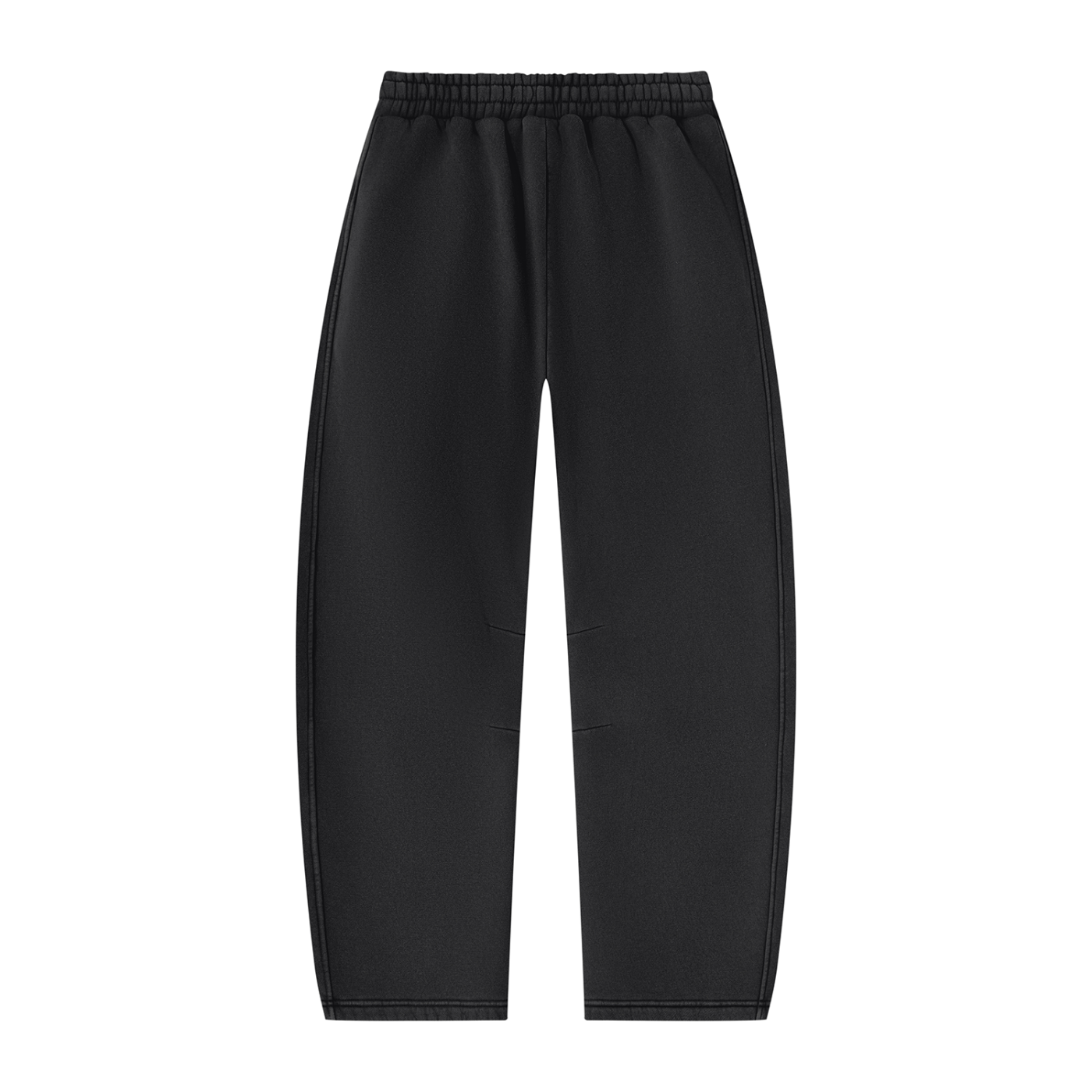 Pin and Pang - Unisex Vintage Wash Barrel Leg Fleece Sweatpants