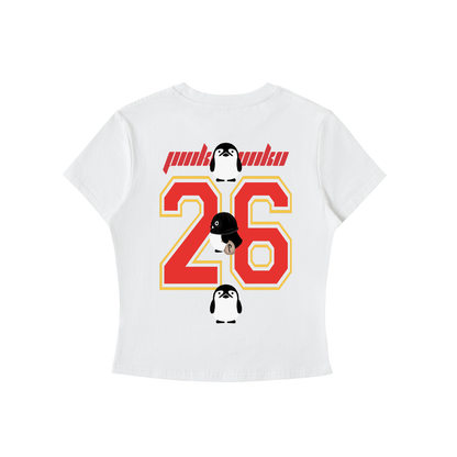 Wonted Dinko Dunko - Bodycon Crewneck Tee