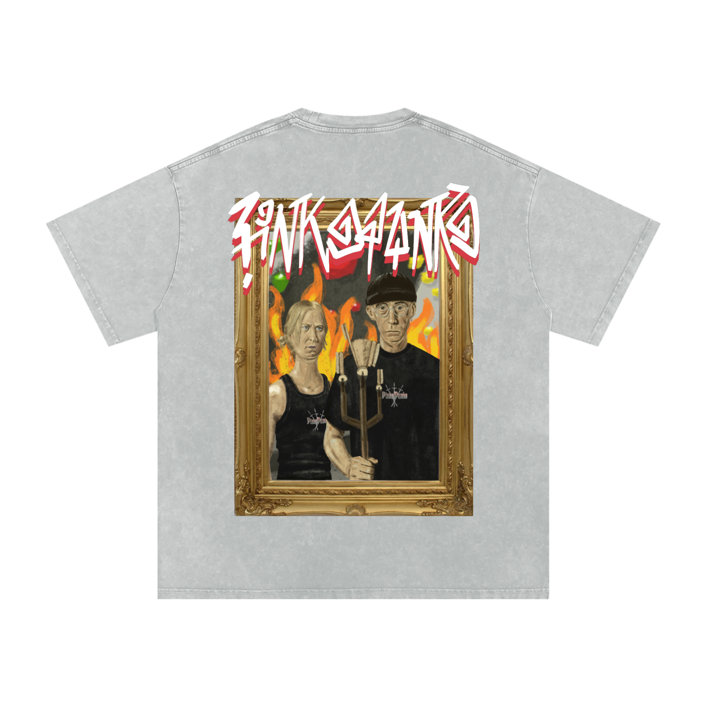 Climber's Gothic - Oversized Washed Tee