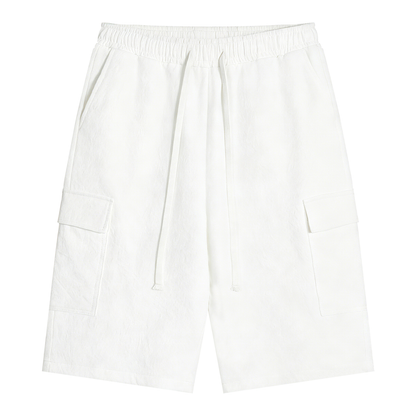 Logo - Drawstring Cargo Shorts
