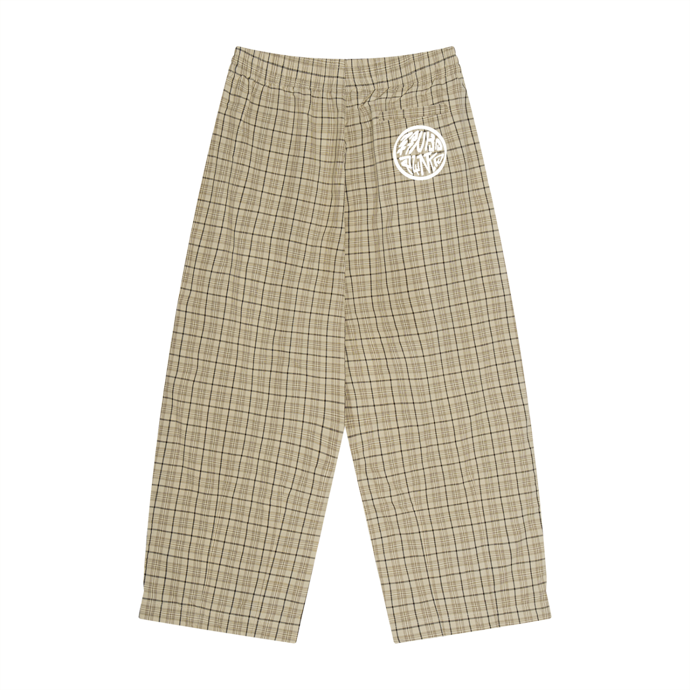 Staples - Plaid Wide Leg Pants