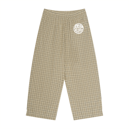 Staples - Plaid Wide Leg Pants